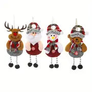 4pcs/set Festive Christmas Hanging Pendant