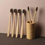 6-Pack Bamboo Toothbrushes