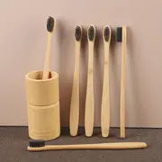 6-Pack Bamboo Toothbrushes