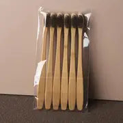 6-Pack Bamboo Toothbrushes