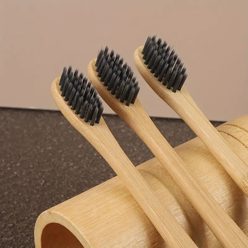 6-Pack Bamboo Toothbrushes