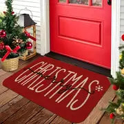 Christmas Cheer Crystal Velvet Rug