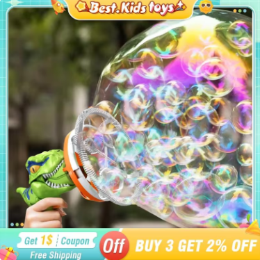 Dinosaur Bubble Machine